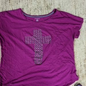 Lane Bryant gothic cross tee 18/20